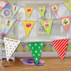 Colorful Triangle Bunting Flag Pennants Outdoor Bunting Flag