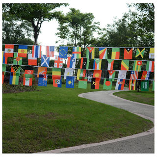 Colorful Triangle Bunting Flag Pennants Outdoor Bunting Flag