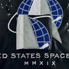 U.S. Space Force Flag Oxford Cloth Embroidery Pattern Outdoor Flag With Two Copper Buckles