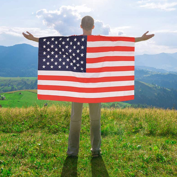 Usa American National Flag Promotional Body Cape Custom Flags