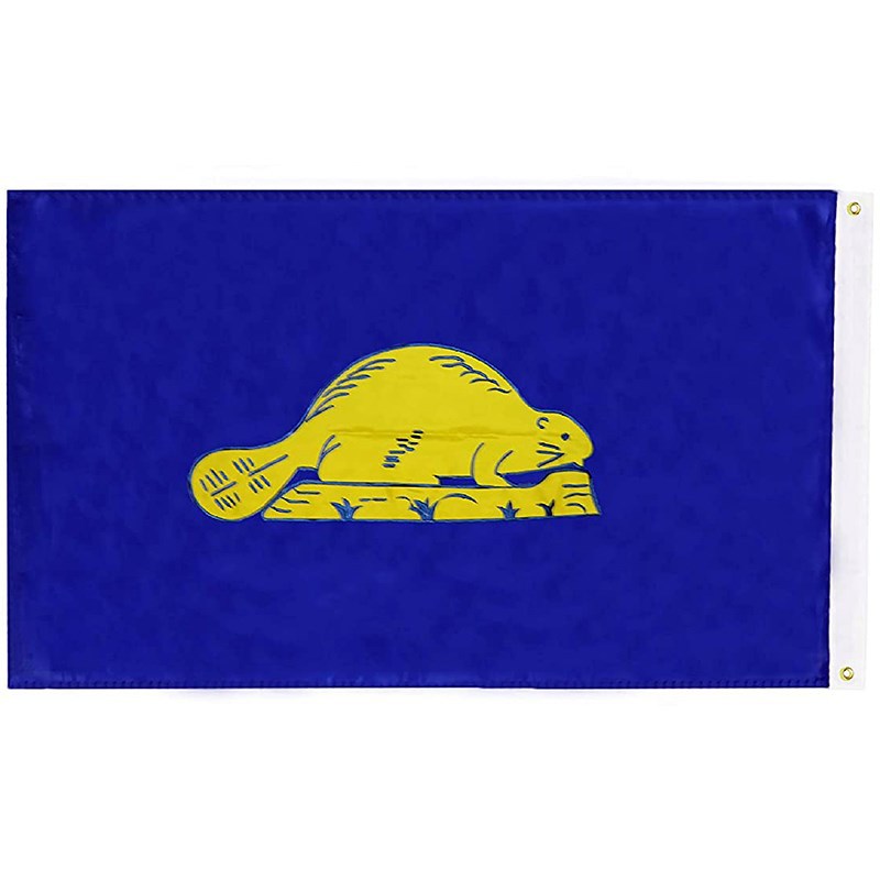 American Oregon Flag 90*150cm Double Layer Oxford Cloth Embroidery Flag