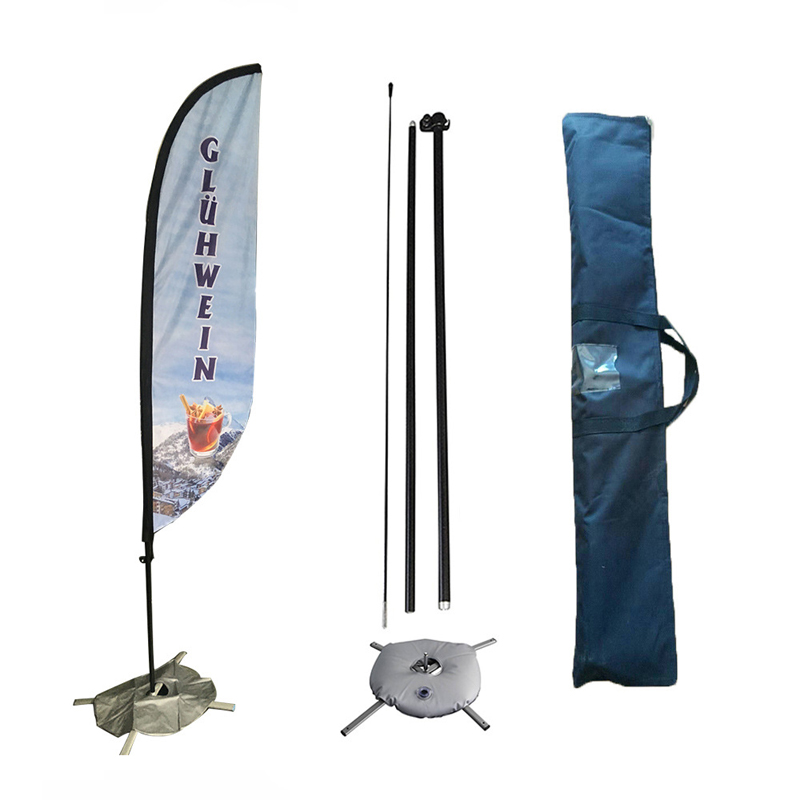 Customize Advertisement Outdoor Flag Banner Beach Feather Flag