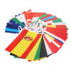 Custom Rope String Flags World Cup Soccer 14*21cm String Flags