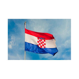 100d Polyester Custom Croatia Flag Usa Custom Flag