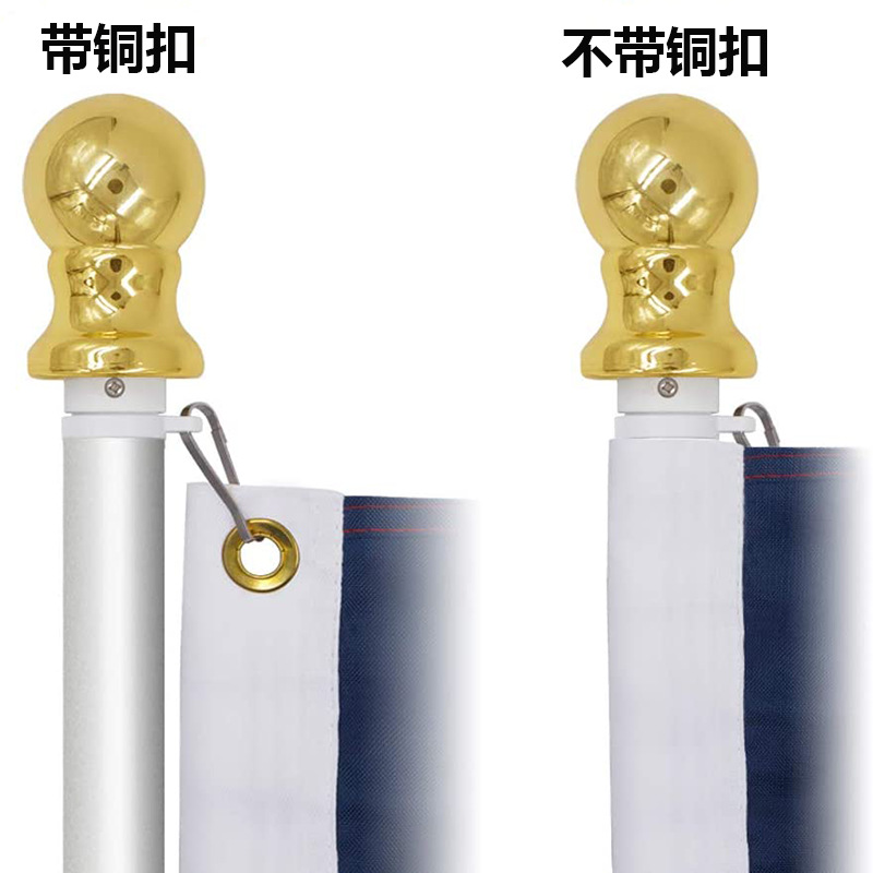 Portable 5 Foot Flag Poles Point of Sale Flag Pole