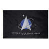 U.S. Space Force Flag Oxford Cloth Embroidery Pattern Outdoor Flag With Two Copper Buckles