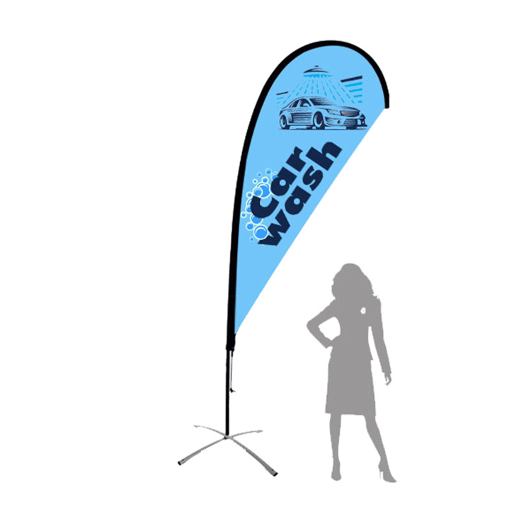China Banner Flag Advertising Sided Beach Flag