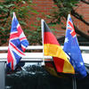 Custom Chinese China National Flags Car Window Small Flag with Flagpole
