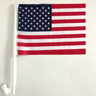 Car Flag Pole (brackets) Car Window American Usa Flag