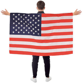 Usa American National Flag Promotional Body Cape Custom Flags