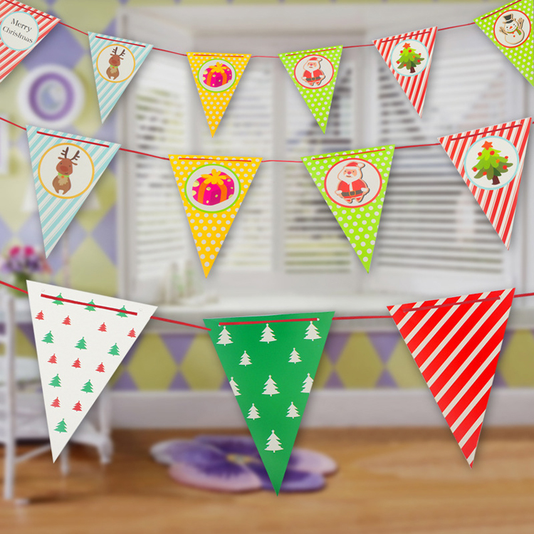 Sublimation Blank Bunting Flag String Bunting Flag Banner