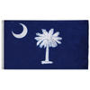 American Flag South Carolina State Flag Double Sided Appliqué Embroidery Indoor Outdoor Hanging Flag