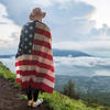 Usa American National Flag Promotional Body Cape Custom Flags