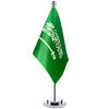 Custom Small Desk Flag Table Flag with Wooden Metal Base