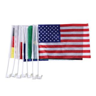 Custom Made Decorative Flags Double Sided Car Window Custom Flags