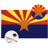 Arizona State Flag Pure Copper Buckle Indoor Outdoor Hanging Waterproof American Flag