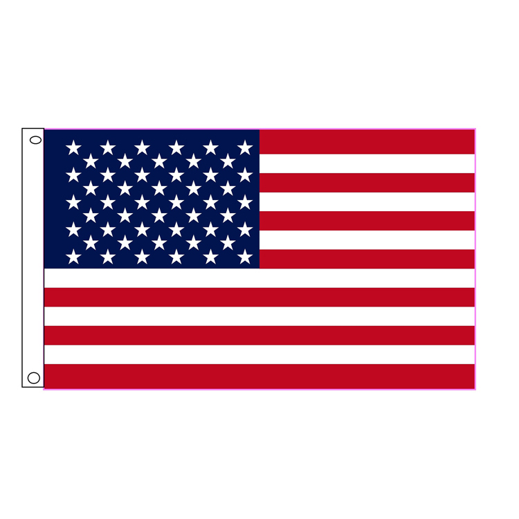 100d Polyester Custom Croatia Flag Usa Custom Flag