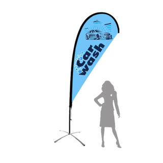 Outdoor Advertising Pole Flags Custom Banner Beach Garden Flag