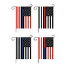 Custom Burlap Ruffle Garden Flag Polyester Garden Flag American