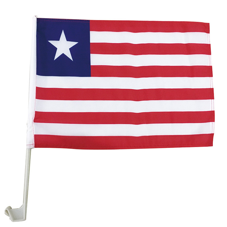 Sublaimation Car Theme Flag Pole 9ft Car Window American Flag