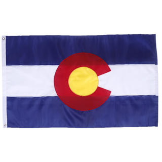 Colorado State Embroidery Flag 90*150cm Indoor And Outdoor Flag