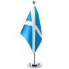 Custom Small Desk Flag Table Flag with Wooden Metal Base
