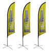 Customize Advertisement Outdoor Flag Banner Beach Feather Flag
