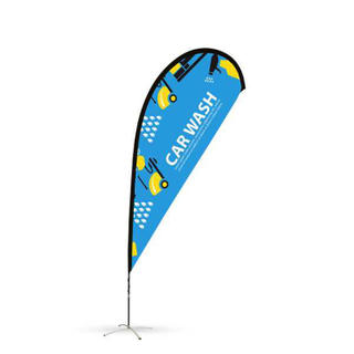 China Banner Flag Advertising Sided Beach Flag