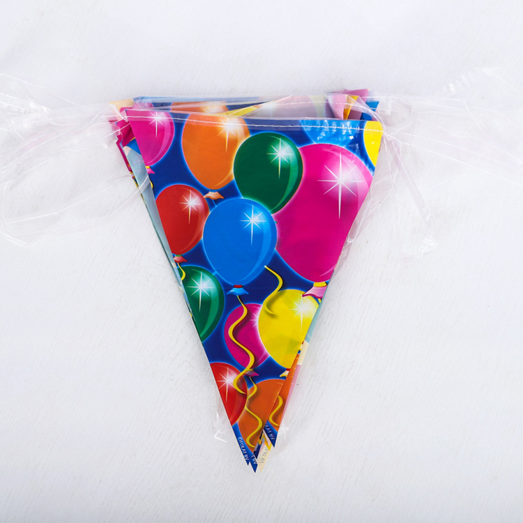 Colorful Triangle Bunting Flag Pennants Outdoor Bunting Flag