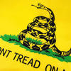 American Yellow Snake Flag Embroidery 90*150cm Oxford Cloth Double Embroidery Flag DONT TREAD ON ME