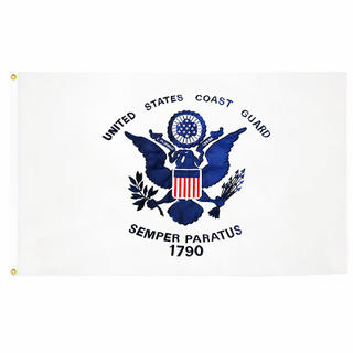 United States Coast Guard Flag 90*150cm Oxford Cloth Double Embroidery Outdoor Flag
