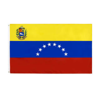Custom Digital Printed Different Types Different Size National Country Venezuela Flag