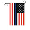 Custom Burlap Ruffle Garden Flag Polyester Garden Flag American