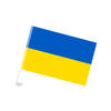 Custom Ukraine National Flags Polyester Car Window Mini Banner Flag