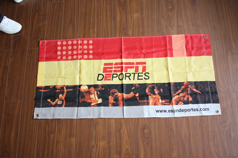Custom Flags Silk Screen Print Sport Flag Sign