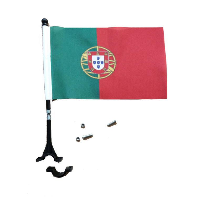 Top Quality Custom Country Design Bicycle Contest Bike Flag Polyester Printing Country Flag