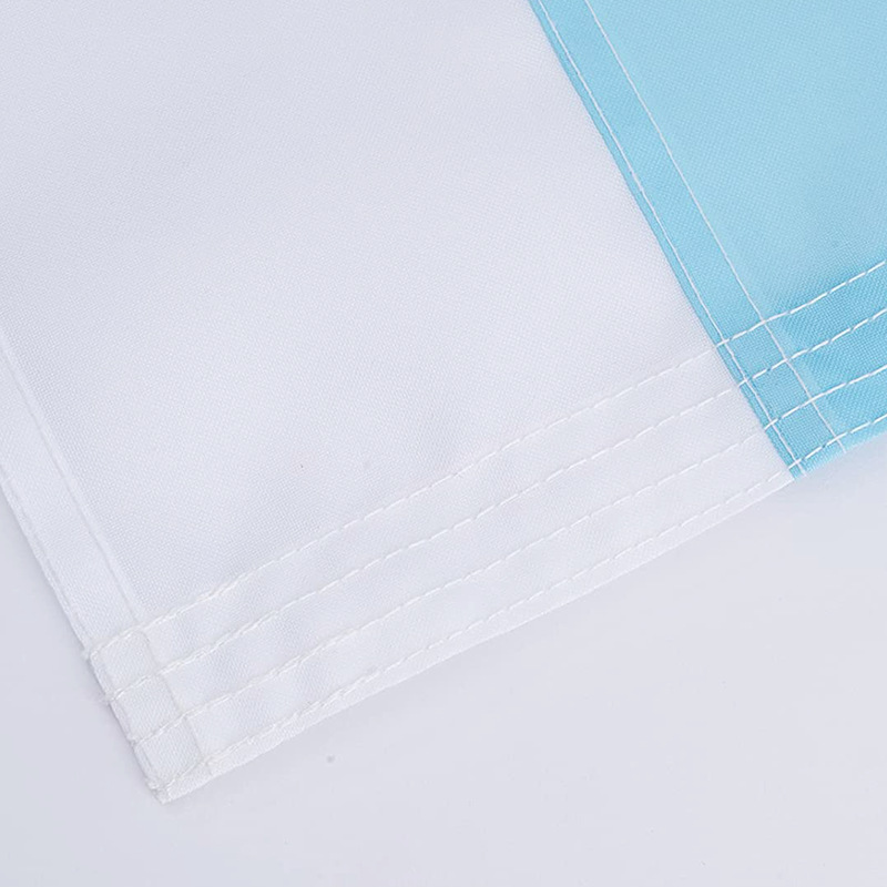 American Chicago City Flag 90*150cm Pure Copper Button Oxford Cloth Embroidery Stitching Flag