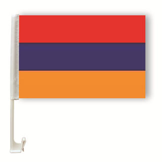 Magnetic Car Window Small Flag Pole Armenia Flag Stick Designs for Car