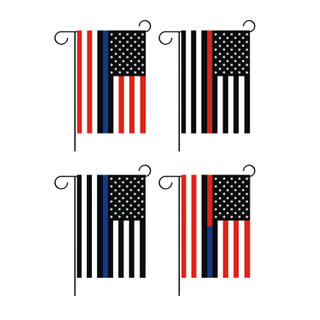 Personalized Garden Flag Spring American Flag Garden Flags