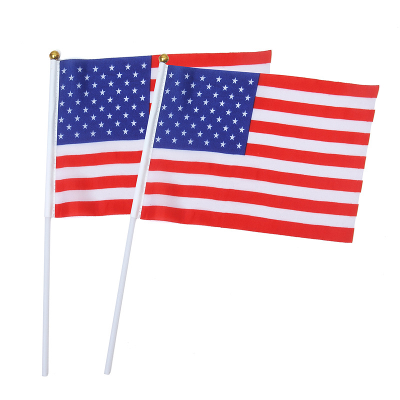 Personalized Hand Flags Pvc Usa Hand Flag