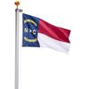 North Carolina Flag Striped Patchwork Embroidered Waterproof American Flag