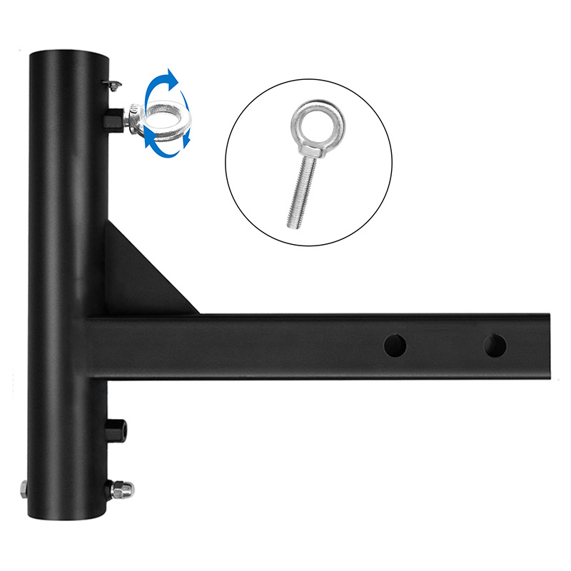 Hitch Mount Off-road Holder Flagpole Bracket L Type Atv Offroad Flagpole