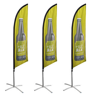 Advertising Nylon Fabric Banner Flag 3.4 Meters Beach Nautical Garden Flags