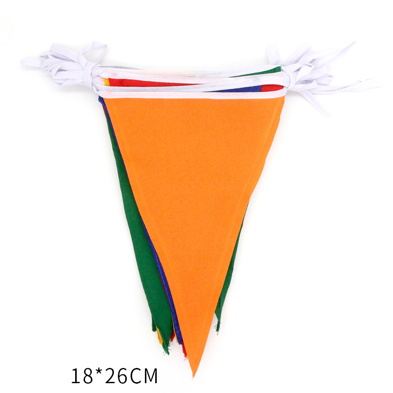 Custom Outdoor Party String Flags Blank Canvas Sublimation Bunting Flag