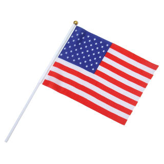 Personalized Hand Flags Pvc Usa Hand Flag