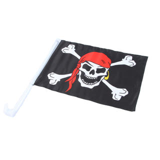 Plastic Car Dealer Flag Buccaneer Car Flags