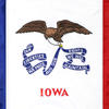 U.S. Federal State Flag Iowa State Flag Outdoor Flag 3_5 Feet
