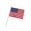 Custom Hand Held Plastic Union Jack Flag Wooden Sticks American Hand Held Stick Flags