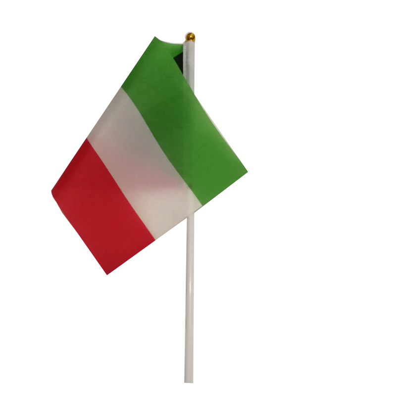 Promotional Hand Held Flag Pole Stick Gaza Mini Hand Flag