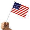 Custom Hand Held Plastic Union Jack Flag Wooden Sticks American Hand Held Stick Flags